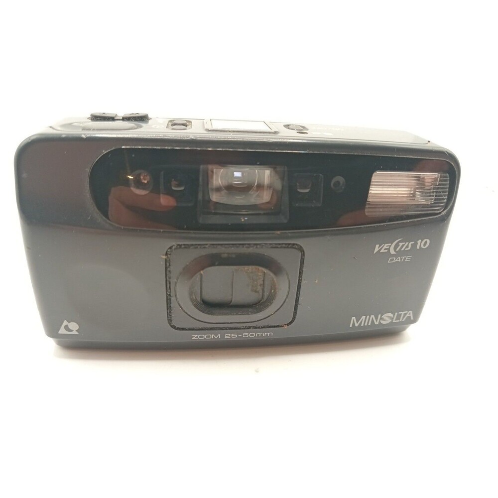 Minolta VeTis 10 Date, 25-50mm, Point & Shoot Camera-Untested Worked Last Use